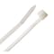 Steel Grip Cable Tie, 8 in L, 2.16 in Max Bundle Dia., White, Polypropylene, 50 lb Strength, 25 PK R-S-200-8-N25 - alternate 1